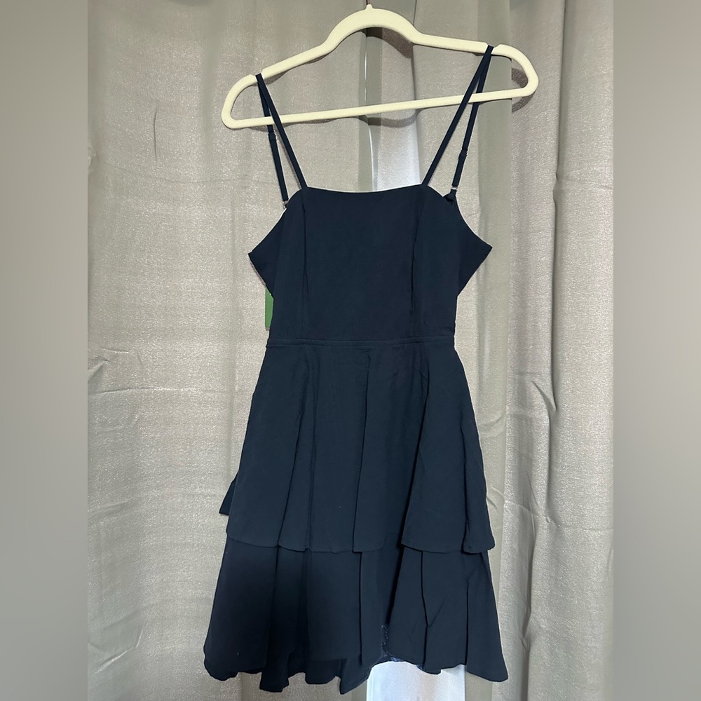 Elegant Navy Blue Women's Dress